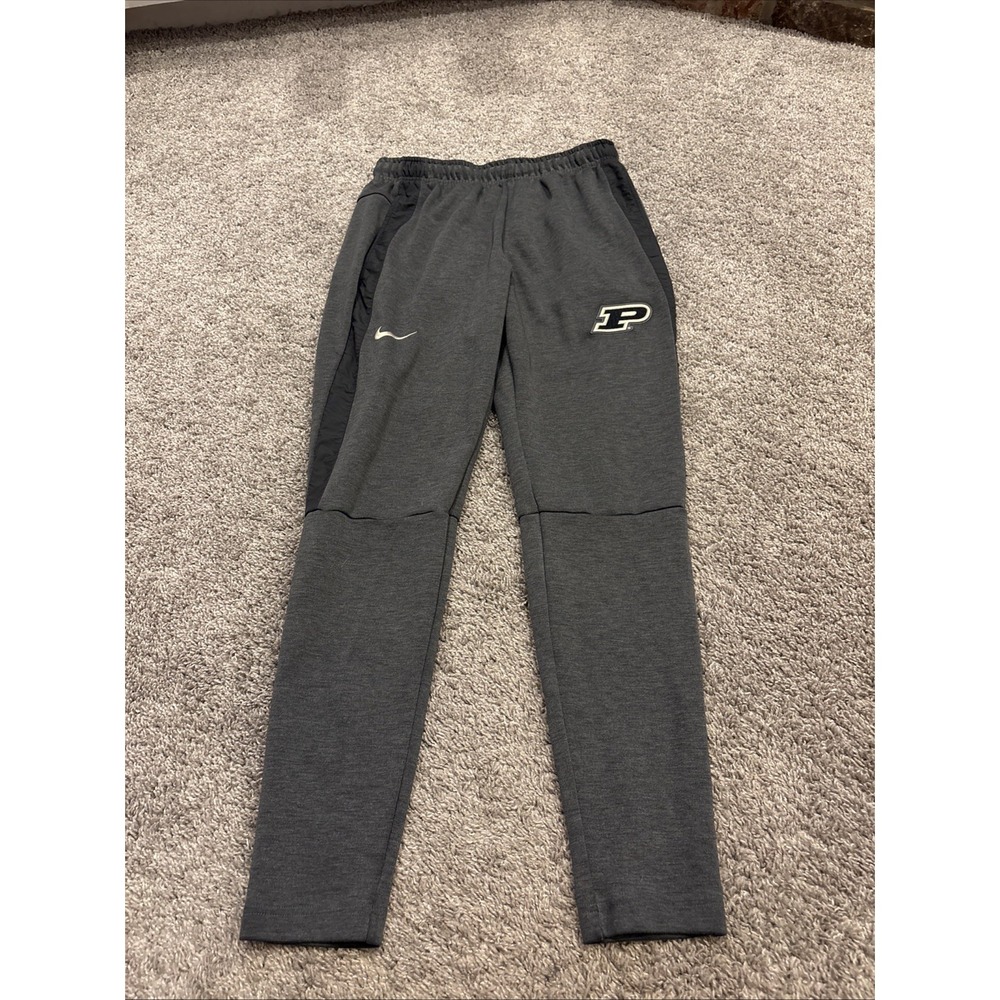Nike Purdue University Boilermakers Sweatpants Joggers Dri Fit Small S Warmup
